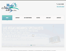 Tablet Screenshot of homeairconditioninglv.com